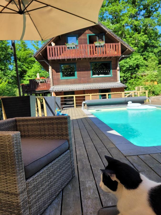 Le Chalet Du Cerf - Chambre D'Hote 索姆勒兹 外观 照片